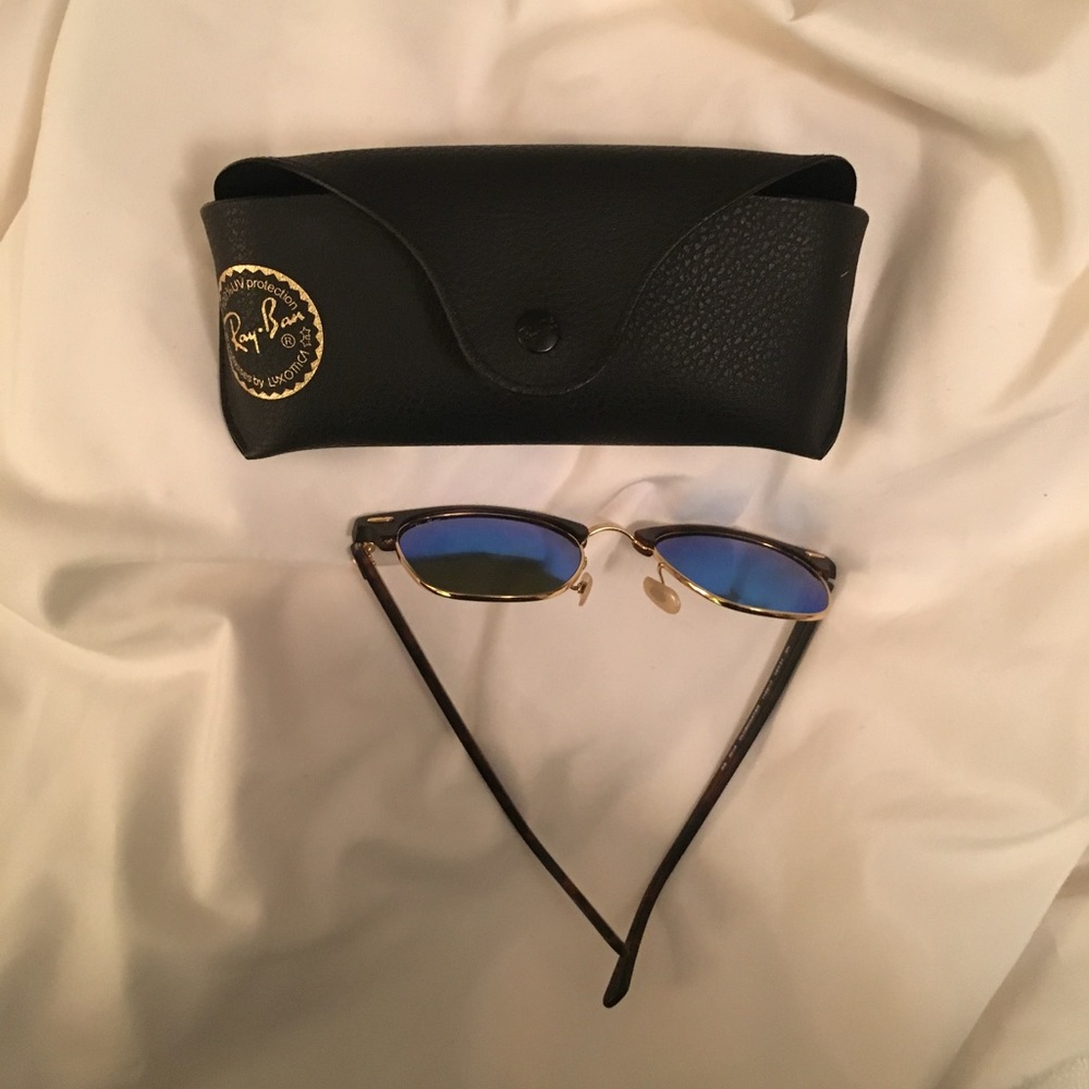 RayBan Clubmaster Mirrored Sunglasses - Picture 2 of 6